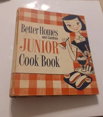 Vintage 1955 First Edition Better Homes And Gardens Junior Cookbook Ring Bound • $9.99