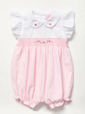 £10.99 • Buy Girls Flower Smocked Romper