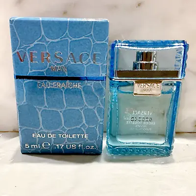 Versace Perfume For Him 5ml Versace Man Eau Fraiche EDT Brand New • $13.99