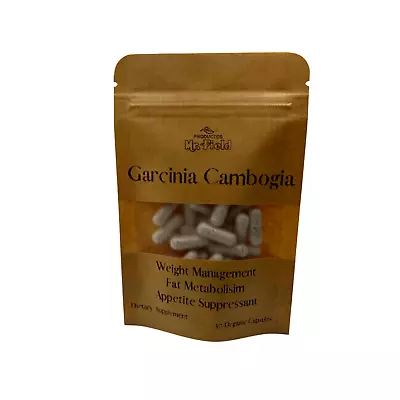 Garcinia Cambogia 100% Organic Capsules 500 Mg Quantity 30 • $16.50