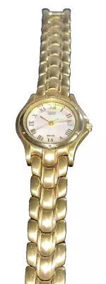 Ladies Mother Of Pearl Face EF1342-58DZ Citizens Watch Water Resist Vintage • $24.99