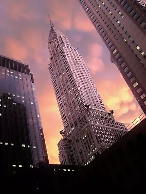 CHRYSLER Building In New York City Manhattan Sunset POSTER PICTURE PHOTO PRINT • $9