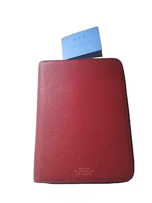 £395 Smythson Ludlow Red  Ziparound  Leather IPad Tablet Holder Cover Case BNWT  • £99.99