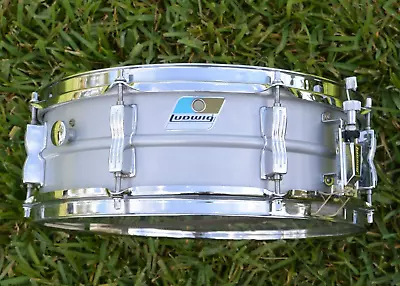 VINTAGE 80's LUDWIG CHICAGO 5X14 ALUMINUM ACROLITE SNARE DRUM For YOUR SET! J545 • $578.02