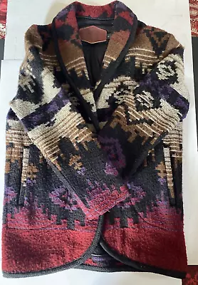 Vintage Woolrich Wool Jacket Aztec Design Medium • $19.20