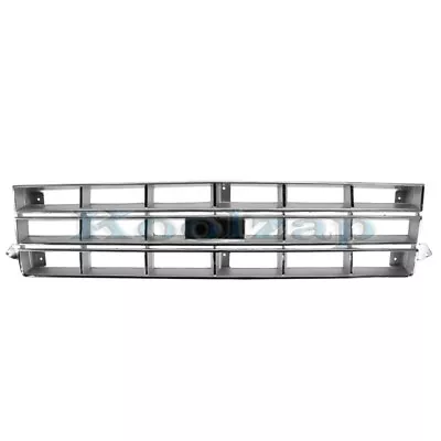 For 82-90 Chevy S10 Blazer Pickup Truck Grille Assembly Chrome W/ Silver Insert • $73.95
