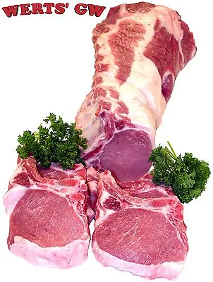 Eight 10 Oz. Rib Cut Pork Chops-1.25  Thick-Nebraska Processed-Certified Pork • $88.99