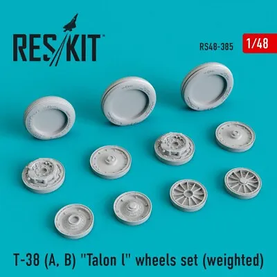 1/48 Reskit RS48-0385 T-38 (A B)  Talon L  Wheels Set (weighted) • $12