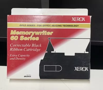 Xerox Memorywriter 60  Gold Series Black Ribbon Cartridge Extra Capacity 8R2942 • $6.95