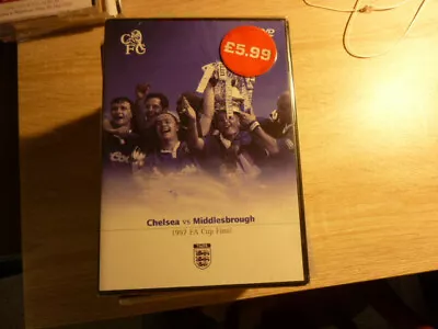 Chelsea Vs Middlesbrough: 1997 FA Cup Final DVD NEW & SEALED • £6.99