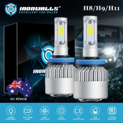 H8 H11 LED Light Bulbs White Conversion For 2008-2016 FG FGX Ford Falcon XR6 FPV • $29.99