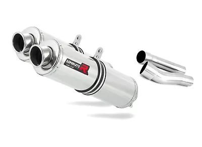 Exhaust Silencer Muffler DOMINATOR ROUND DUCATI MONSTER 620 02-06 + DB KILLER • $305.32