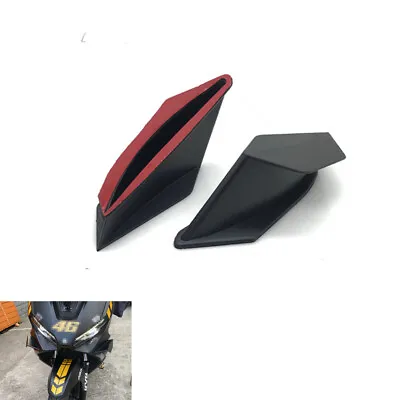 Motorcycle Winglet Wing Fin Side Body Spoiler Cover Trim ABS For Yamaha Kawasaki • $15.29