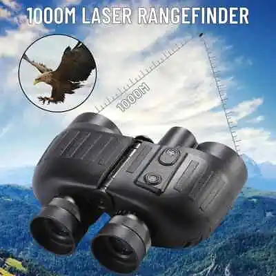 8X40 Marine Binoculars With Compass Rangefinder IP65 Waterproof For Hunting Boat • $196.87