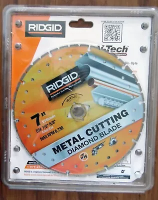 New 7  Ridgid V-Tech Metal Cutting Diamond Blade HD-MTL170 Free US Shipping • $19.98