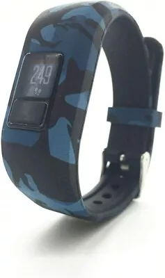 $11.91 • Buy TERSELY Replacement Band Strap For Garmin Vivofit 3 / JR/JR 2, Soft Silicone Met