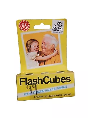 Vintage GE Flash Cubes (3-pack) General Electric In Original Box! Made In USA! • $6