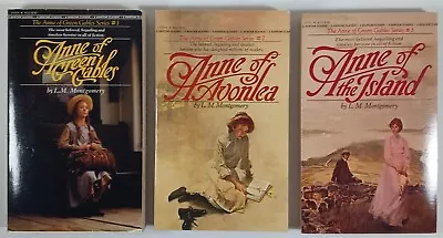 Anne Of Green Gables Boxed Book Set Three Novels 1960's Paperback 1968 Good • $11.24