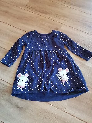 £0.99 • Buy Debenhams Blue Zoo Dress - Size 6-9 Months - Good Condition 