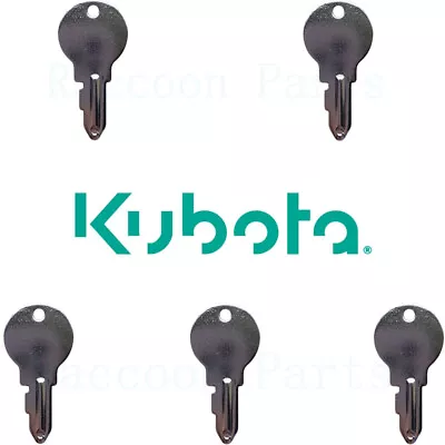 5 Kubota L & M Series Tractor Ignition Keys 32130-31810 L175 1852 200 210 225 • $9.95