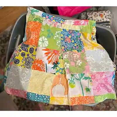 Custom Made Lilly Pulitzer Vintage Patchwork Skirt One Of A Kind Size 8 • $70
