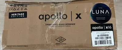 Universal Audio Apollo X16 Heritage Edition 18x20 Thunderbolt 3 Interface • $1525