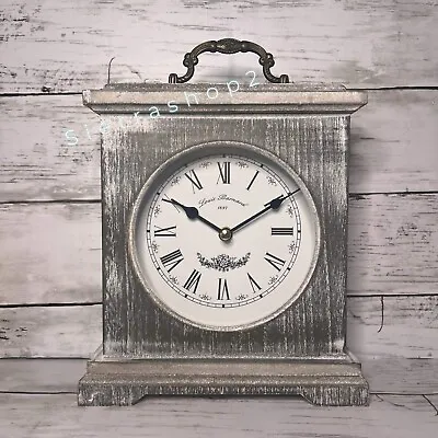 BOXED Vintage Retro Clock Centrepiece Mantelpiece  Home Decor Fireplace • £23.99