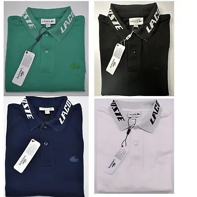 Lacoste Polo For Men Short Sleeve Regular Fit Color GREEN BLACK BLUE WHITE • $44.99