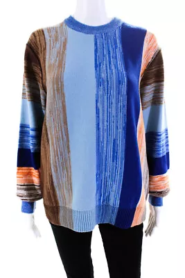 Missoni Mens Long Sleeve Crew Neck - Multicolor Vertical Lines - Na Size 44 • $288.01