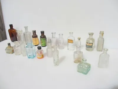 £40 • Buy Vintage Glass Bottles Chemist Jars Antique Pots Small Lab Old Bottle X21