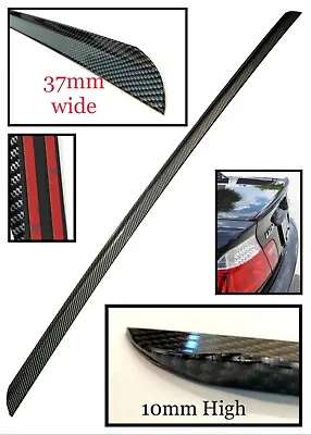 DTM Flex Carbon Fiber Dip Print Trunk Lip Spoiler Wing Fits 85-95 W124 E500 E320 • $59