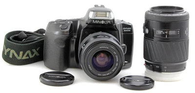 £49.99 • Buy Minolta Dynax 300si With AF 35-70mm & 70-210mm Zoom Twin Lens Outfit - 35mm Film