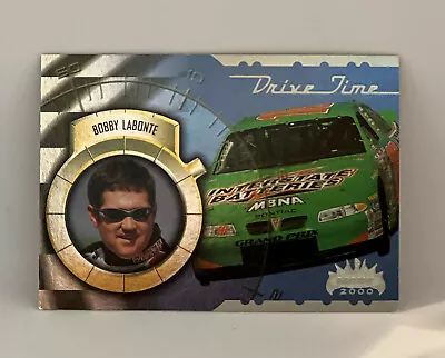 Bobby Labonte 2000 Maxx Drive Time All Blue & Silver Etched Foil Insert Card DT7 • $3.99