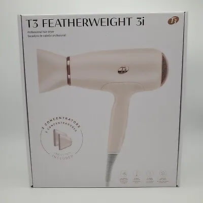 T3 Featherweight 3i Professional Ionic Hair Dryer & 2 Concentrators - PICK COLOR • $129