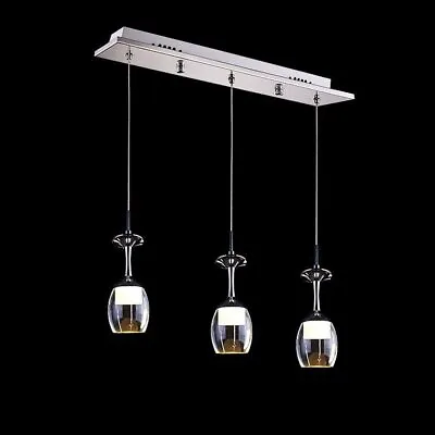 $29.99 • Buy LED Wine Glass Ceiling Light Creative Corridor Bar Restaurant Aisle Table Lamp