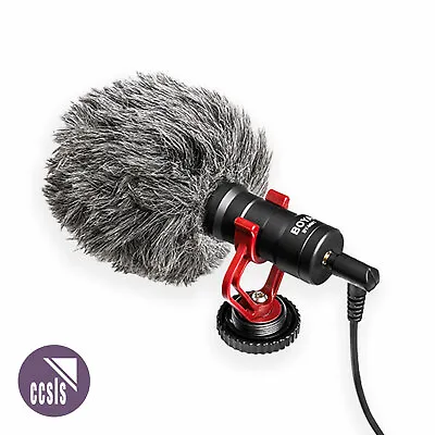 Boya MM1 Cardioid Condenser Microphone For DSLR & Smart Phones • $29.95