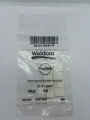 Weldom 22-01-2047 Wire-board Connector Receptacle 4pos 2.54mm Series Kk (qty 10) • $14.97