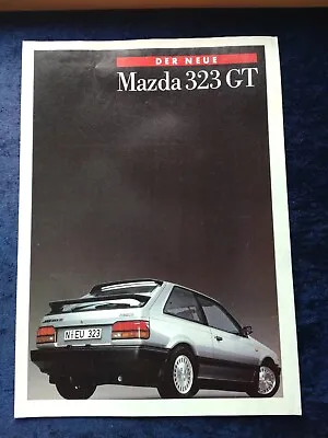 Mazda 323 GT Brochure 08.1985 • $8.63