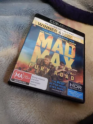 Mad Max Fury Road 4K UHD Blu-Ray +blu-ray • $18