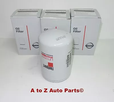 $64.95 • Buy NEW Nissan Titan XD 5.0 V8 Cummins Turbo Diesel Engine Oil Filter (SET OF 3),OEM