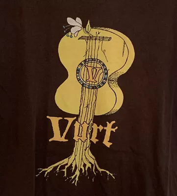 Vurt Guitar Tree Men’s Brown T-Shirt Size M Slim Fit • $14.40