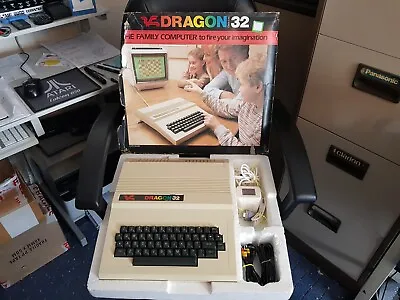 £369 • Buy Rare Vintage Dragon 32 Computer System (mint Boxed) Working