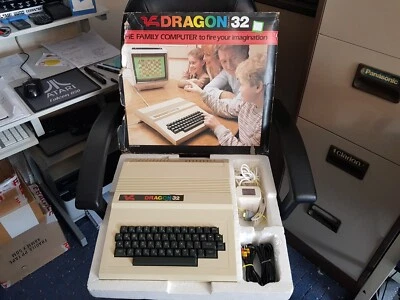 £369 • Buy Rare Vintage Dragon 32 Computer System (mint Boxed) Working