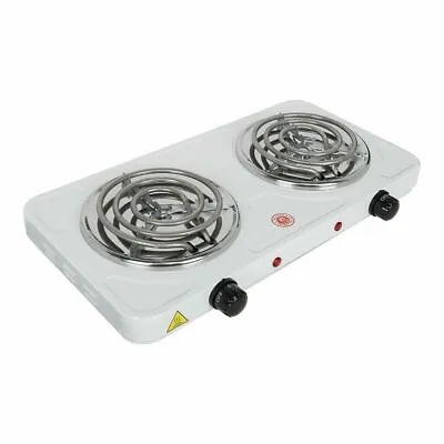2000W Electric Hot Plate Stove - Double Burner Cooktop For Efficient Cooking • $29.95