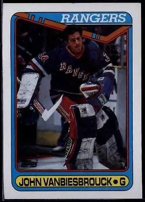 1990-91 Topps #75 John Vanbiesbrouck Ny Rangers • $0.99