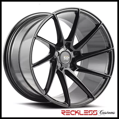 Savini 19  Bm15 Black Concave Directional Wheels Rims Fits Infiniti G35 Sedan • $1588