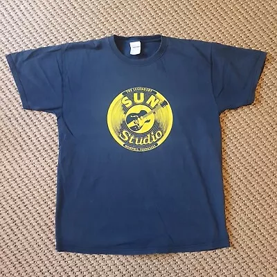 Vintage Sun Record Studio Memphis Tennessee Fruit Of The Loom Tshirt Size L • $44.14