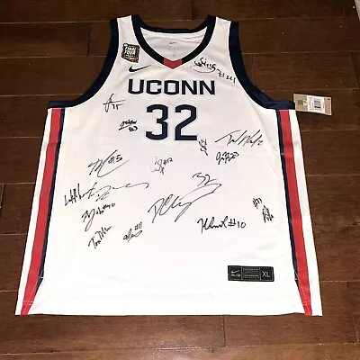 2024 UCONN HUSKIES TEAM Signed Autographed BASKETBALL JERSEY NATIONAL CHAMPS! • $1499.99