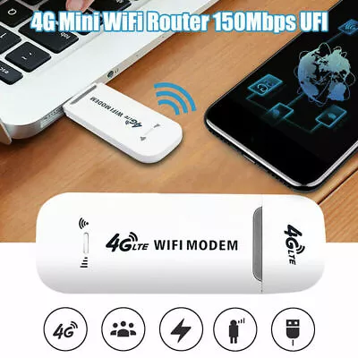 Unlocked 4G LTE USB Dongle Mobile Broadband Wifi Hot Spot Mifi Internet Modem HL • £13.44