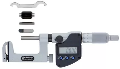 Mitutoyo UniMike METRIC ONLY Multi Anvil Digital Outside Micrometer 25-50mm • $269.95